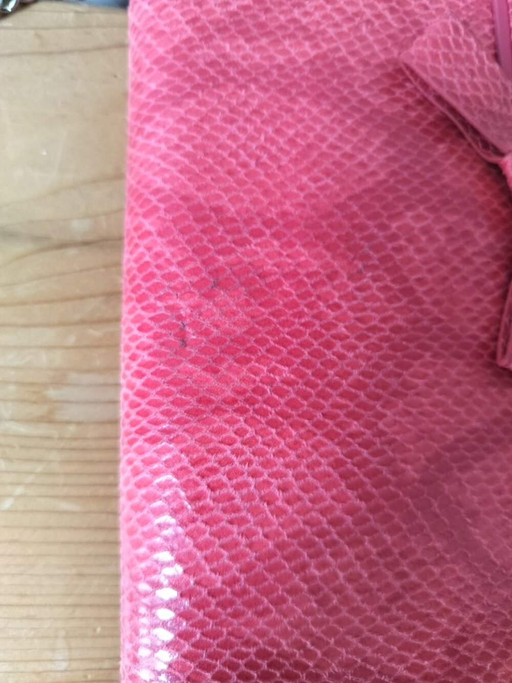 Pink Salmon Color Clutch/Purse - Picture 6 of 6